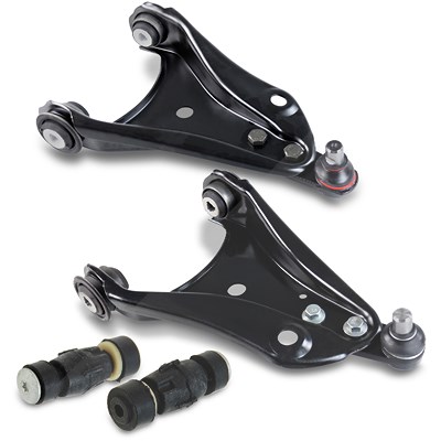 Bestprice 2x Querlenker + 2x Koppelstange vorne [Hersteller-Nr. 40789839] für Renault Image