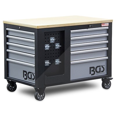 Bgs Werkzeugwagen - 2 x 5 Schubladen - 1 Schrank - leer [Hersteller-Nr. 4199]