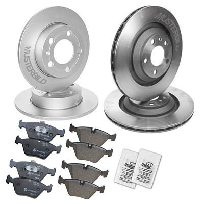 Bestprice Bremsscheiben + Bremsbeläge Vorne + Hinten für Fiat Image