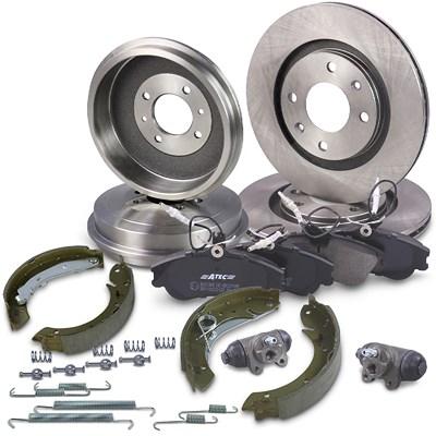Bestprice Komplettset Bremsscheiben+Bremsbeläge Vorne+Hinten [Hersteller-Nr. 10604285] für Citroën, Peugeot Image