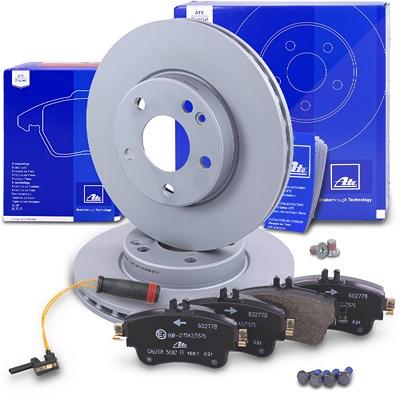 Ate Bremsscheiben +Bremsbeläge +Warnkontakt vorne für Mercedes-Benz Image