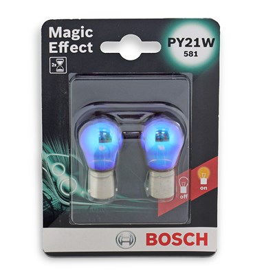 Bosch Glühlampe, Blinkleuchte [Hersteller-Nr. 1987301025] für Audi, Lancia, Saab, Proton, Mini, Toyota, Jeep, Alfa Romeo, Mg, Iveco, Honda, Piaggio, P