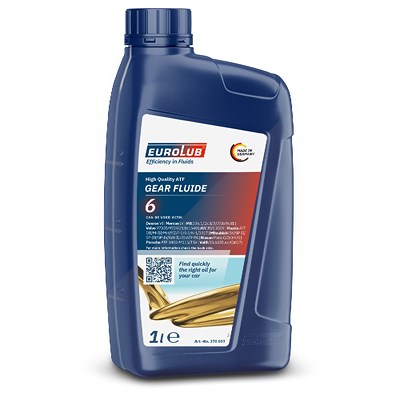 Eurolub 1 L GEAR FLUIDE 6 [Hersteller-Nr. 370001] für Acura, Alfa Romeo, Alpina, Aston Martin, Audi, Austin, Bedford, Bentley, BMW, Buick, Cadillac, C Image