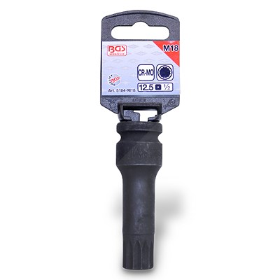Bgs Kraft-Biteinsatz 1/2 Innenvielzahn M18x78 mm [Hersteller-Nr. 5184-M18] Image