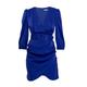 Women's Short Satin Dress Klein Blue | Medium | Dolores Promesas