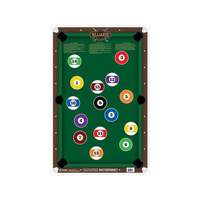 Action Target Billiards Target 100 Pack 23in x 35in GS-POOL-100