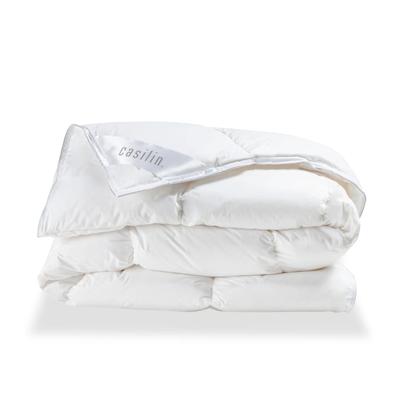 Bettdecke aus Gänsedaunen und Baumwolle, 240x220, weiß