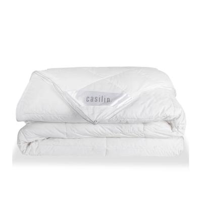 Bettdecke aus Gänsedaunen und Baumwolle, 240x220, weiß