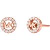Paar Ohrstecker MICHAEL KORS "PREMIUM, MKC1727CZ791, MKC1727CZ710, MKC1727CZ040", rosa (roségoldfarben, kristallweiß, kristallweiß), Ohrringe, Damen, Silber 925 (Sterlingsilber), mit Zirkonia (synth.)
