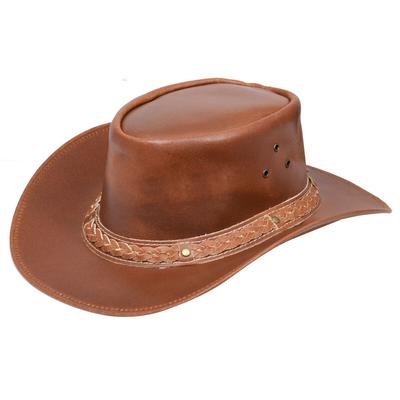 Cowboy Outback Australischer Buschhut aus echtem Leder Image
