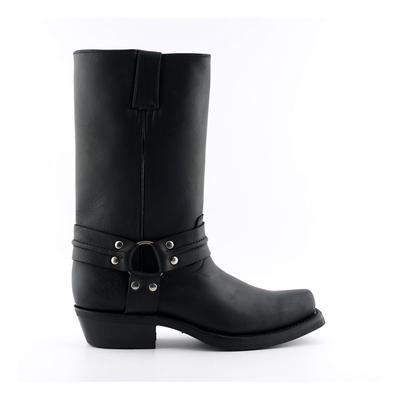 Grinders Unisex Schwarze Western-High-Lederstiefel - Renegade Hi Image