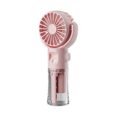 2in1 USB Mini Fan humidifier Rechargeable Portable Handheld Fan Spray fans Temporary Travel F4 Cooling Home Car Air Cooler