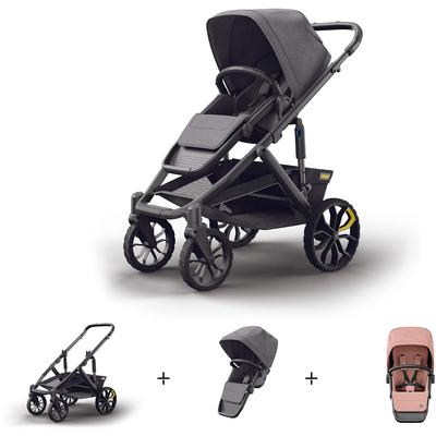 Veer Switch&Roll Luxe Single-to-Double Stroller + ...