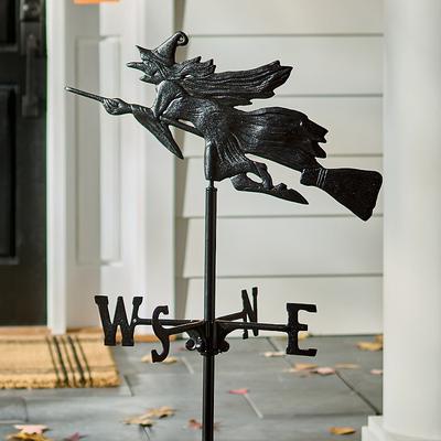 Witch Cast Metal Weathervane - Grandin Road