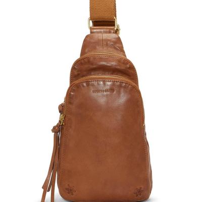 Lucky Brand Nita Sling Bag in Camel Combo