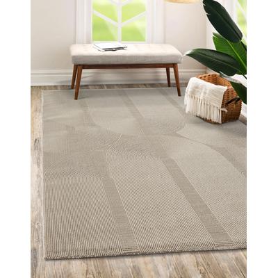 Teppich MERINOS "Sign 1904", beige, B:80cm H:12mm L:150cm, Polyester, Teppiche, Hoch Tief Struktur, Geometrisch, 100% recyceltem Polyester, Wohnzimmer Image