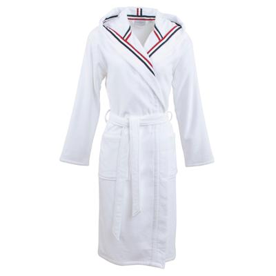 Unisex-Bademantel CARL ROSS "481310" Gr. S, weiß, S, Velours, Hausmäntel, Midilänge Image