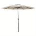 9ft Patio Umbrellas, Outdoor Patio Table Umbrella With Tilt Adjustment And Crank Lift System For Ourdoor Patio, Lawn, Backyard, Pool, Market
