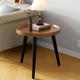 1pc Nordic Style Wood Round Shape Coffee Table For Living Rooms Bedroom, Modern Side Table For Home Use