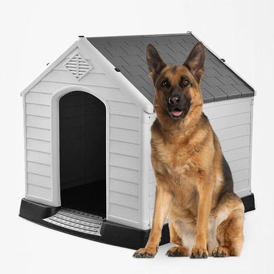 Hundehütte groß xxl Outdoor Hundehaus für den Garten Rock