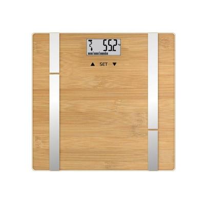 Impedanzmessgerät personenwaage 15140 bambus 10 speicher 180 kg 100 g Terraillon bamboofit Image