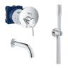 Grohe - Concetto Set Mechanische Armatur und Einbaukörper + Atrio Wanneneinlauf +