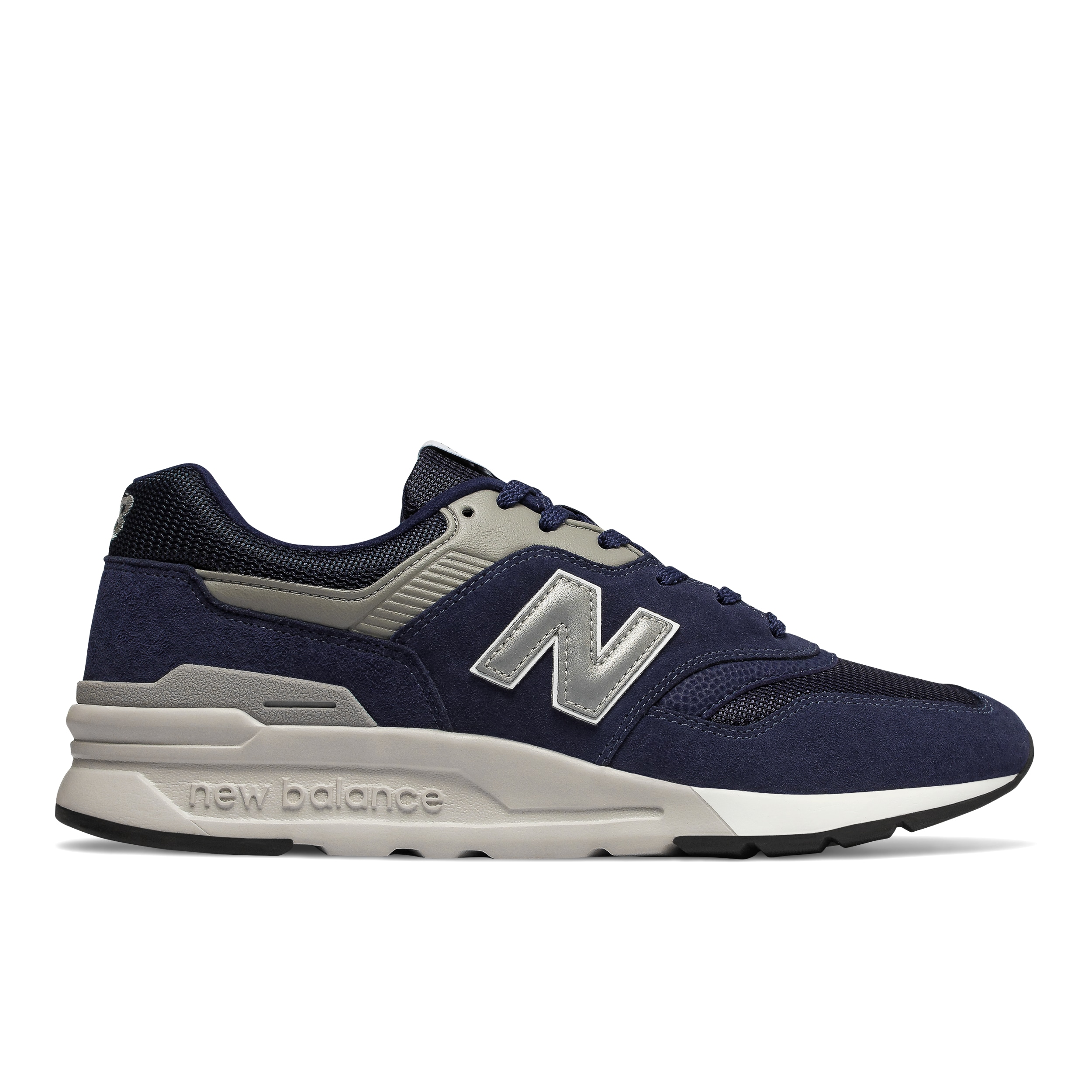 Sneaker NEW BALANCE "997H", Damen, Gr. 43, blau (navy), Leder, Schuhe Sneaker