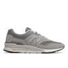 Sneaker NEW BALANCE "CM997", Gr. 40,5, grau, Leder, Textil, sportlich, Schuhe