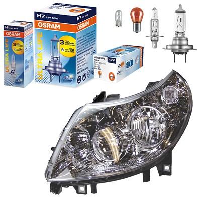 Bestprice 1x Scheinwerfer links + Leuchtmittel für Citroën, Fiat, Peugeot Image