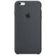 Apple iPhone 6/6s Silicone Phone Case Back Cover- Charcoal Grey