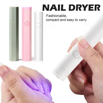 LULAA Exquisite Pen-Style Nail Dryer Light For Gel Nails Uv Led Lamp For Manicure Products Gel Polish Drying Lamp Nail Art Tools