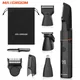 MAXGROOM 4 in 1 Kit tagliacapelli per il corpo per uomo Rasoio per peli pubici Naso Barba Trimmer Elettrico IPX6 Rasoio inguine impermeabile per uomo