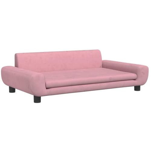 Hundebett Rosa 100x54x33 cm Samt Vidaxl