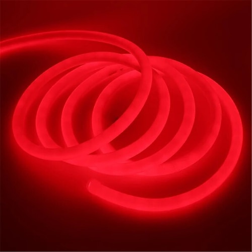 1m 2m 3M Neonstreifenlichter 150 LEDs Flexibel Neon Warmweiß Weiß Rot LED Neonlichte Kreativ Draussen Wasserdicht 220-240 V Image