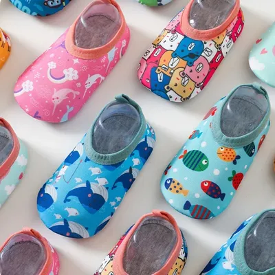 Children Swimming Surf Sports Sneakers Summer Thin Anti-slip Aqua Swim Floor Socks Baby Kids Cartoon