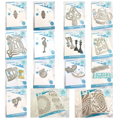 New Mushroom Chess Hour Glass Cutting Dies Stencil Scrapbook Diary Decoration Embossing Template Diy