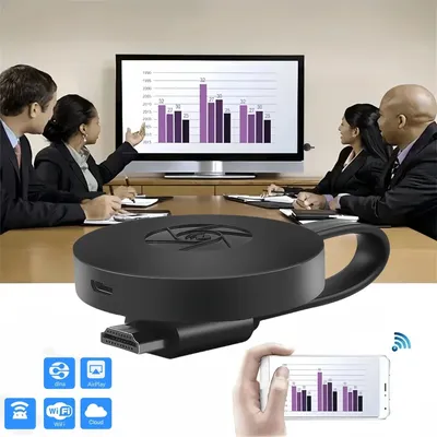 2.4G Mini TV Stick Wireless Screen Projector 1080P HDMI Device Mobile Phone Connected To TV Monitor