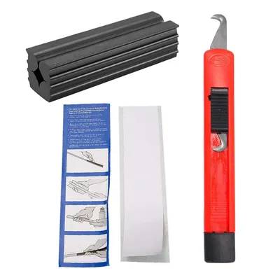 Golf Club Grip Repair Kit 13 Golf Grip Tape Strips Club Cover Removal Repair Tool Set Rubber Vise