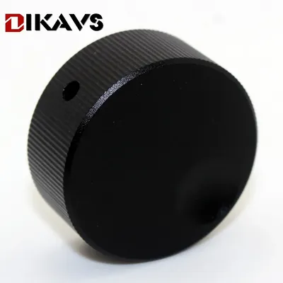 1pcs 32*13mm Audio Multimedia Speakers Aluminum Knobs Volume Adjustment Knobs - Black
