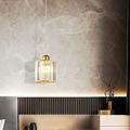 14 cm LED Pendentif Lanterne Desgin Cristal Lampe De Chevet Moderne Salle À Manger Restaurant Bar Métal Peint Finitions 110-120V 220-240V