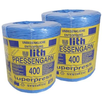 Superpress Pressengarn 10 kg Synthetik 400m/kg blau Bindegarn Erntegarn