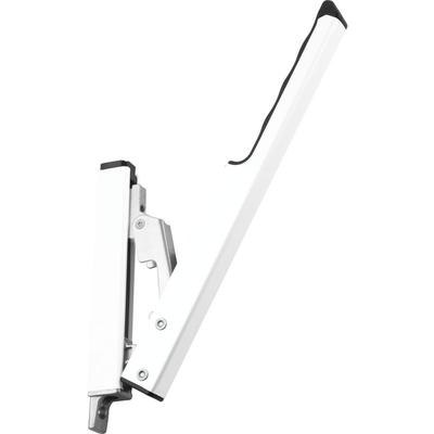 Hautau - Handhebel fl 190, Hub 58 mm, Aluminium einbrennlackiert ral 9016, 1 Stk Image