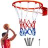 Panier de basket,Ensemble de panier de basket-ball avec filet Orange 45 cm