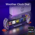 Divoom Times Gate - Cyberpunk Gaming Setup orologio digitale con controllo APP intelligente, connessione WiFi, Display LED RGB,