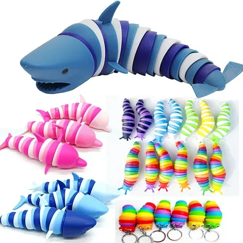 Spielzeug Stressabbau Nette Zappeln Spielzeug Kinder Erwachsene Lustige Schnalle Dolphin Shark Angst