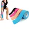 5CM * 5M bande de kinésiologie récupération athlétique bande élastique genouillère soulagement de la douleur musculaire genouillères soutien pour salle de sport Fitness pansement