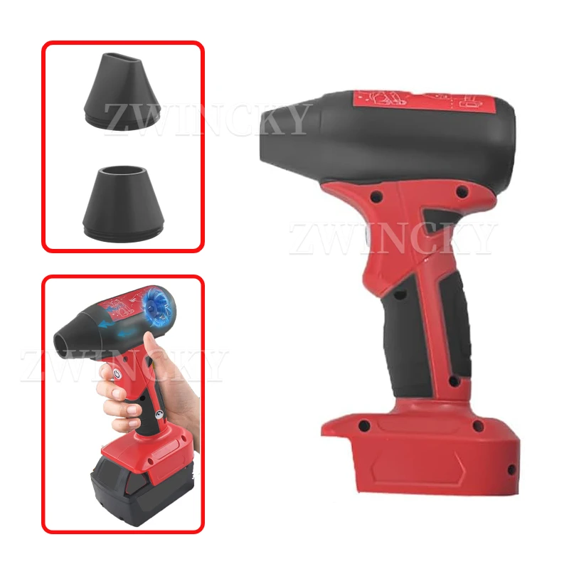 Für Milwaukee 18V Batterie Violent Blower Mini Turbo Jet Fan Handheld Bürstenlosen Motor 130.000 RPM Wind Geschwindigkeit industrielle Kanal Fan Image