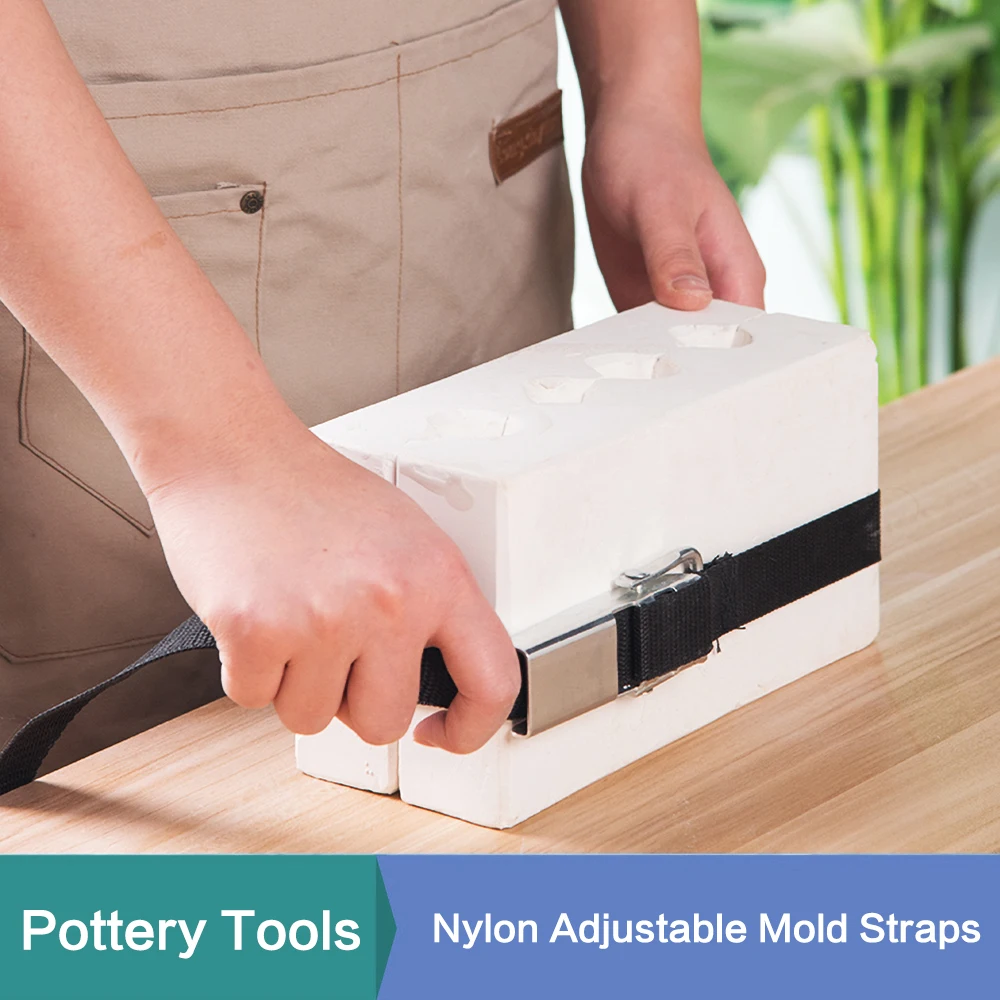 Keramik tools einstellbare gips form straps nylon straps snap-auf straps high-festigkeit keramik form bindung seil haushalt seil Image