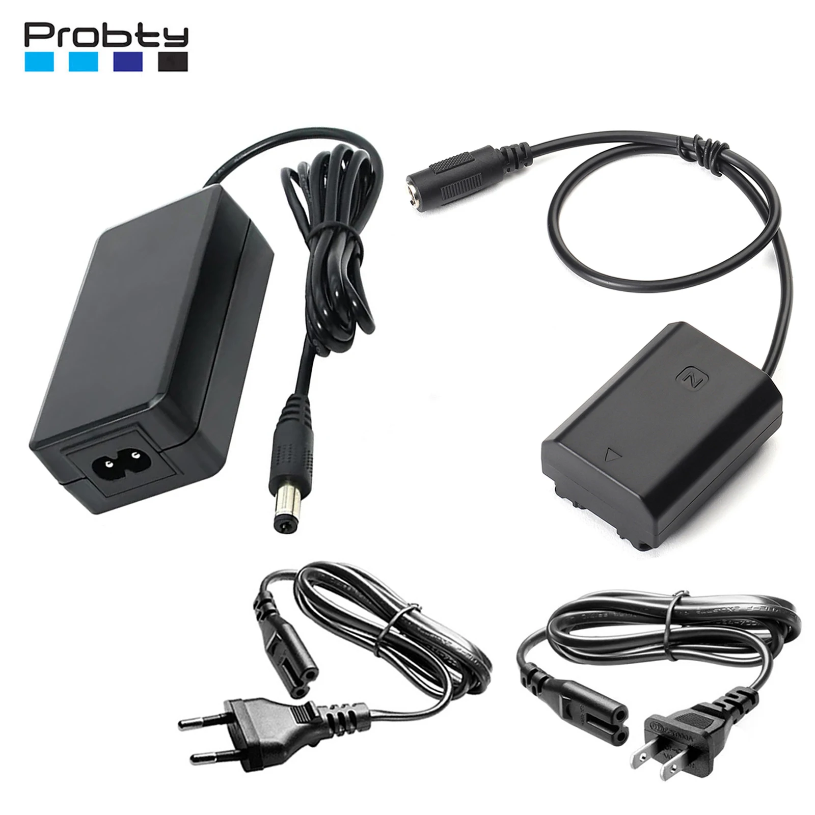 NP-FZ100 ZV-E1 Dummy-Akku-Kontinuierliches Netzteil AC-Adapter für Sony Alpha A6600 A7IV A7SIII A7C A1 A7R3 A7R IV FX3 FX30 Image