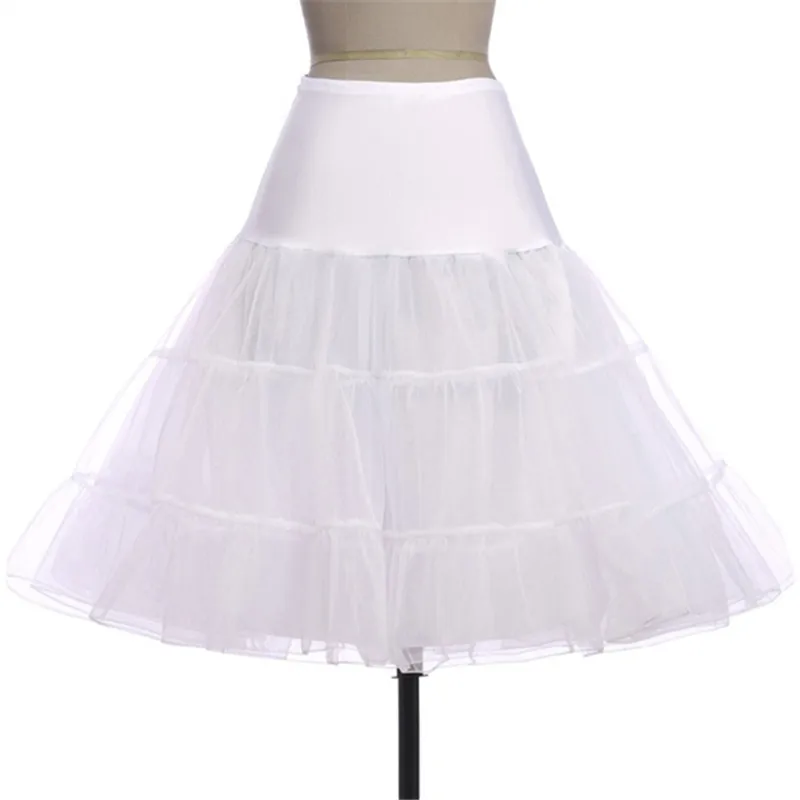 Frauen Lolita Cosplay Petticoats weiße Organza Krinoline Braut Unterrock Frauen Halloween Petticoat Rockabilly Tutu Röcke